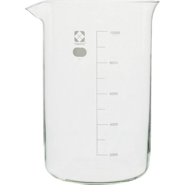 【メーカー在庫あり】 01002010000 柴田科学(株) SIBATA ビーカー 目安目盛付 10000mL 010020-10000 JP店