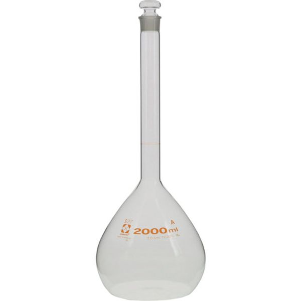 【メーカー在庫あり】 0200602000 柴田科学(株) SIBATA メスフラスコ スーパーグレード 2000mL 020060-2000 JP店｜株式会社ヒロチー商事 店 9,961円