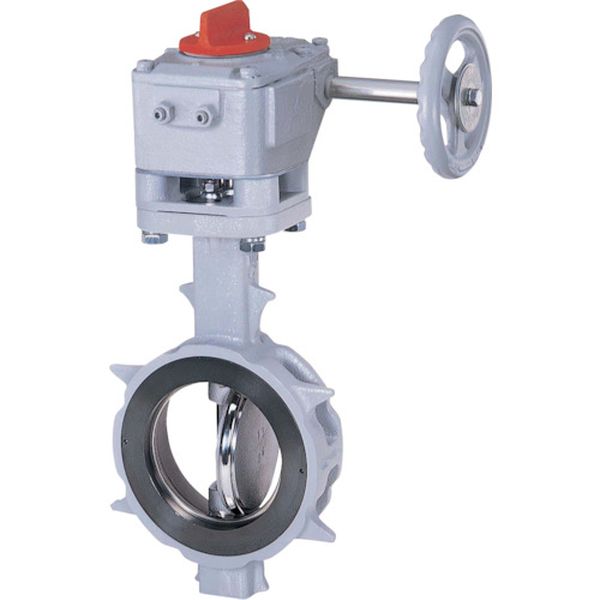 【メーカー在庫あり】 バタフライバルブ JIS10K/80A 304YA-2U SCS13A/SCS13A/R-PTFE ギア 304YA-2U-80-S-R JP店