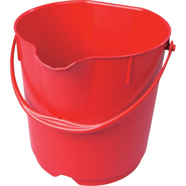 【メーカー在庫あり】 (株)バーテック バーテック バーキンタX カラーバケツ 15L 赤 BKXCB-15R 66217900 JP店