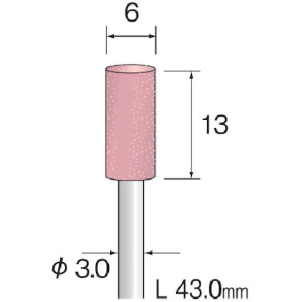 【メーカー在庫あり】 ミニター(株) ミニモ 精密砥石 SP砥粒＃100 φ6 (10本入) JA3045 JP店
