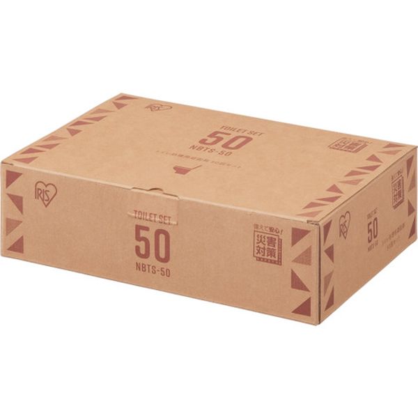 【メーカー在庫あり】 NBTS50 アイリスオーヤマ(株) IRIS 539035 トイレ処理セット 50回分 NBTS-50 JP店
