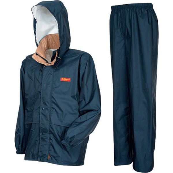【メーカー在庫あり】 720055LL (株)カジメイク カジメイク エントラントレインスーツ ネイビー LL 7200-55-LL JP店