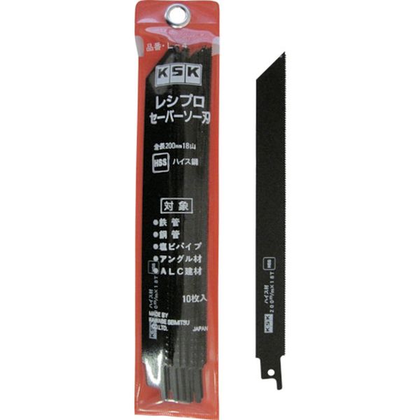 【メーカー在庫あり】 L4 河部精密工業(株) KSK セイバーソーブレード 鉄工用 (10枚入) L-4 JP店
