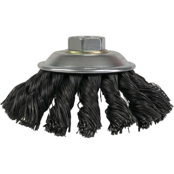 【メーカー在庫あり】 BN13 (株)太陽商会 SUNPOWER 鋼線ヒネリベベルブラシ(SW) BN-13 JP店