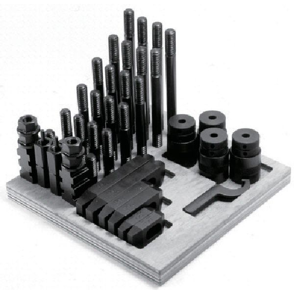 【メーカー在庫あり】 クランプ(工作機械用) プレーンクランピングキット(M16) T溝幅18mm P1816CK JP店