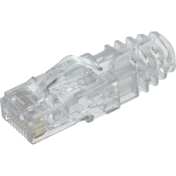 【メーカー在庫あり】 Cat6モジュラープラグ 導体径：23～24AWG 単線・撚線共用 3ピース構造 100個入り SP688E-C SP688E-C JP店