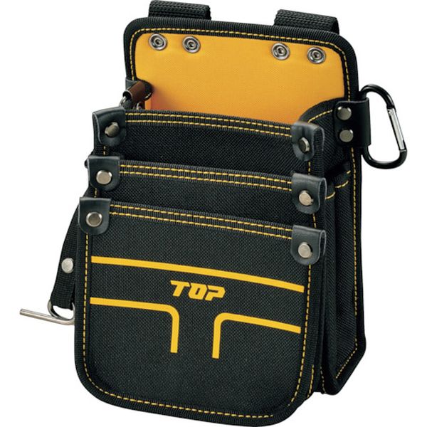 【メーカー在庫あり】 TPD301S トップ工業(株) TOP 電工用腰袋3段タイプ(小) TPD-301S JP店