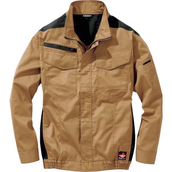 【メーカー在庫あり】 V4202L74 村上被服(株) HOOH 難燃ブルゾン L キャメル V4202-L-74 JP店