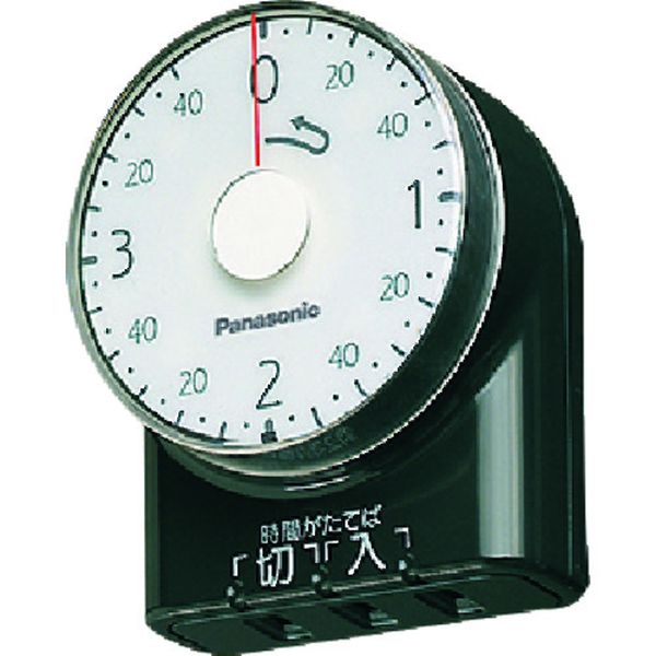 【メーカー在庫あり】 ダイヤルタイマー 3時間形 コンセント直結式 ブラック WH3201BP JP店