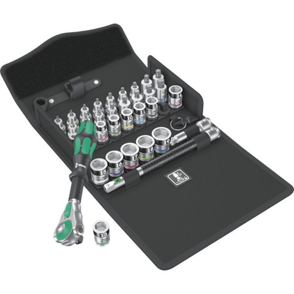 【製造会社店卸し資産あり】 Wera社 Wera 8100SB サイクロップスピードラチェットセット(オールはたご屋) 3/8 003536 JP店