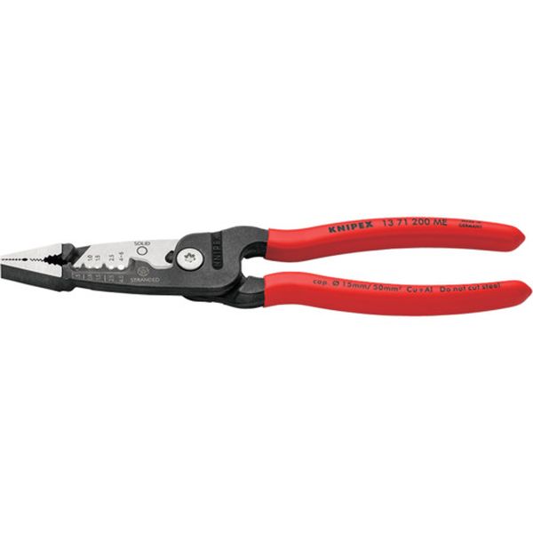 【メーカー在庫あり】 KNIPEX社 KNIPEX 電工用多機能プライヤー 200mm 1371200ME JP店｜株式会社ヒロチー商事 店