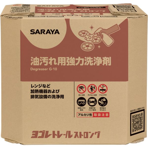 【メーカー在庫あり】 サラヤ(株) サラヤ ヨゴレトレールストロング10kg八角BIB 32394 JP店｜株式会社ヒロチー商事 店