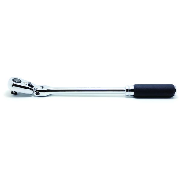【製造業者店卸し資産あり】 Z-EAL 3/8”(9.5粍)SQ. うしろ押し名取り草式首商い口ラチェットハンドル(ロング) 全長280粍 3726ZB-280 JP店