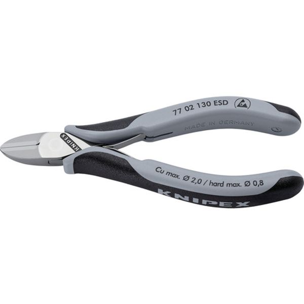 【メーカー在庫あり】 7702130ESD KNIPEX社 KNIPEX 精密用ニッパー 静電気対策タイプ 130mm 7702-130ESD JP店｜株式会社ヒロチー商事 店