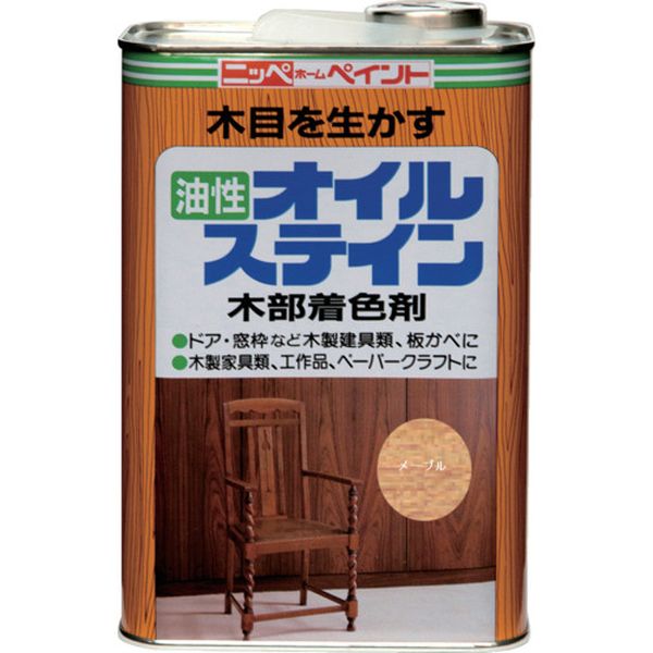 【メーカー在庫あり】 ニッペホームプロダクツ(株) ニッぺ 油性オイルステイン 4L メープル HPB010-4 4976124520525 JP店
