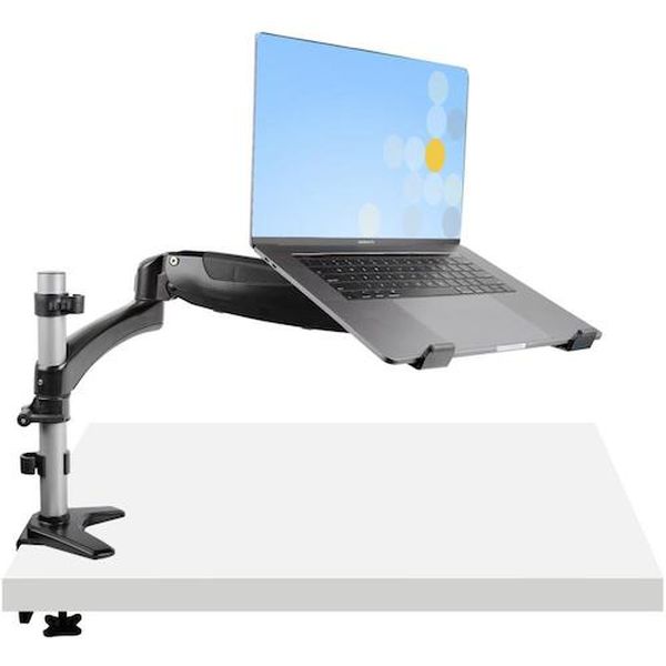 【メーカー在庫あり】 モニターアーム/1画面/最大34インチ/耐荷重8kg/ノートPCアーム両用タイプ/PC パソコン ディスプレイアーム ARMUNONB1 JP店|株式会社ヒロチー商事 店