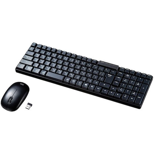 【メーカー在庫あり】 SKBWL34SETBK サンワサプライ(株) SANWA マウス付きワイヤレスキーボード SKB-WL34SETBK JP店