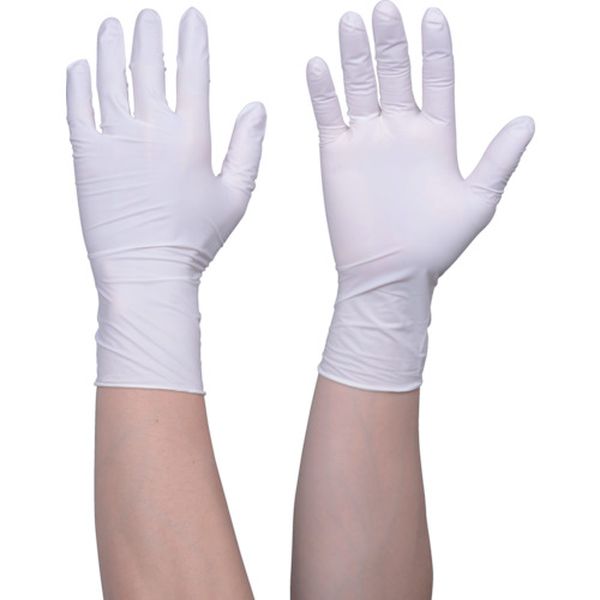 【メーカー在庫あり】 まとめ買い 使い捨てニトリル手袋TGスタンダード 0.08粉無白L 100枚 10箱 TGNN08WL10P JP店｜株式会社ヒロチー商事 店