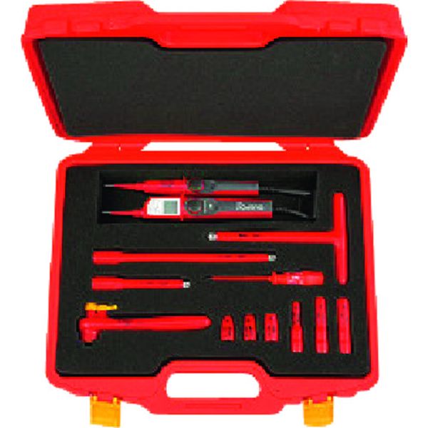 【メーカー在庫あり】 京都機械工具(株) KTC 絶縁工具セットB AC1000V、DC1500Vまで対応 12点セット ZTB311VB JP店|株式会社ヒロチー商事 店