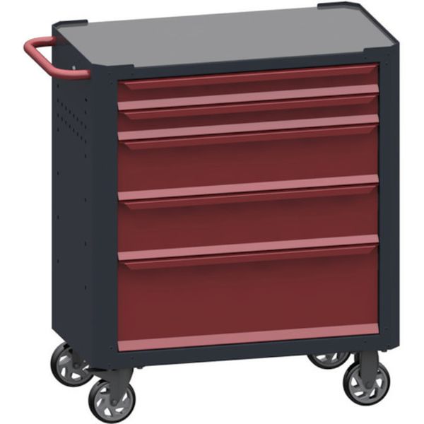 【メーカー在庫あり】 SORI社 SORI キャビネットワゴン 7000 5段 赤 800X450X950 7500R JP店|株式会社ヒロチー商事 店