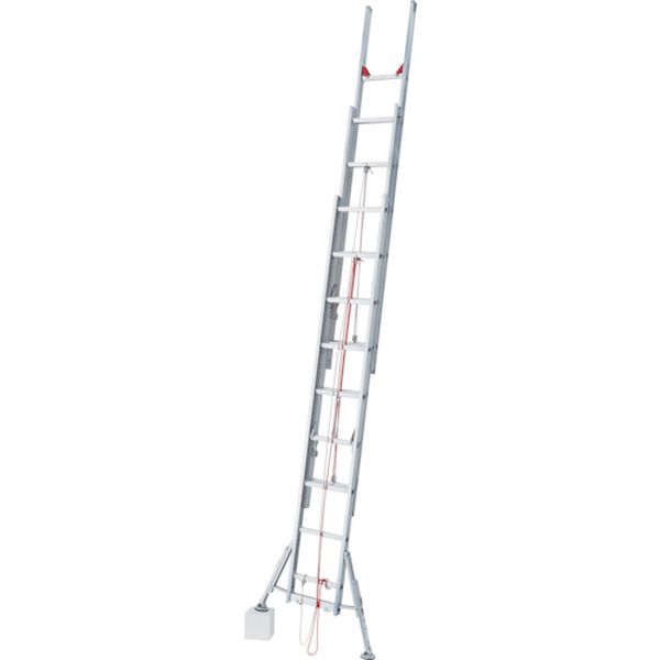 【製造業者店卸し資産あり】 LH390  長谷川製作(株) ハセガワ ラクノリ3連掛けはしご安定器付き添い人9.11M LH3-90 JP店