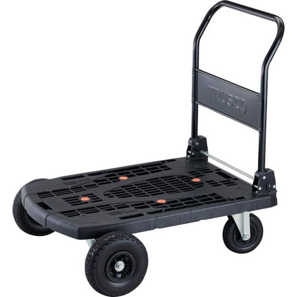 【メーカー在庫あり】 MPK906NORBK 樹脂台車 カルティオビッグオフロード 900X600 ノーパンクタイヤ ブラック MPK-906N-OR-BK JP店