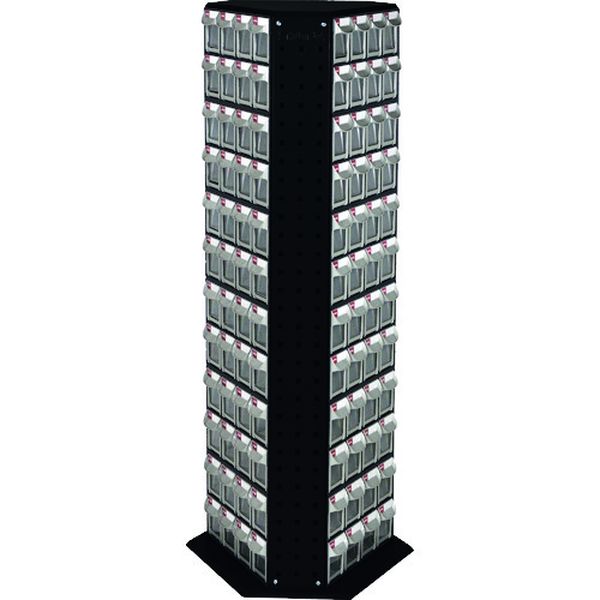 【メーカー在庫あり】 RFO8144BK シューター社 SHUTER 回転パーツスタンド 1230mm 144引出し 黒色 RFO-8144-BK JP店|株式会社ヒロチー商事 店