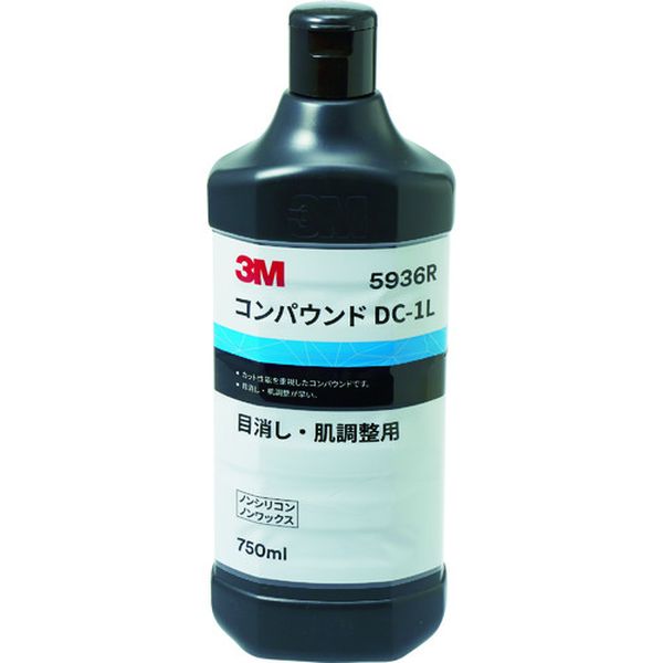 【メーカー在庫あり】 スリーエム 3M コンパウンド DC-1L 目消し・肌調整用 液状 750ml 5936R JP店
