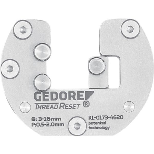 【製造会社店卸し資産あり】 GEDORE社 GEDORE ねじ釘山取りつくろう物の具 THREAD RESET M3～M16 本体 3435032 JP店