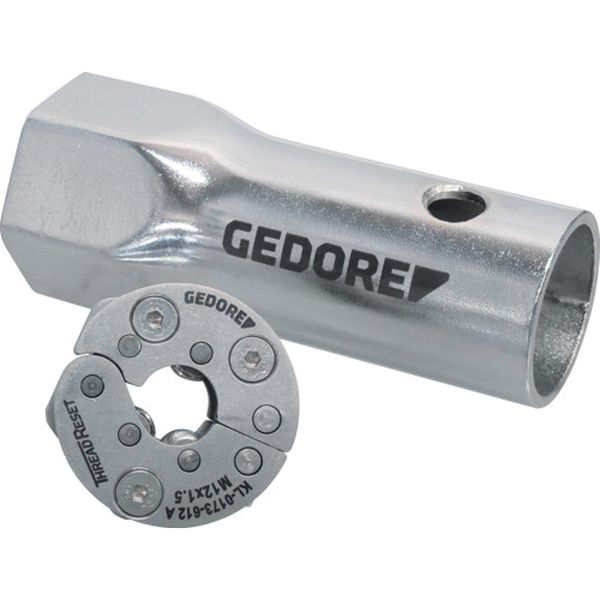 【製造会社店卸し資産あり】 GEDORE社 GEDORE 螺子釘山取りつくろう物の具 THREAD RESET M12×1.5 3461874 JP店