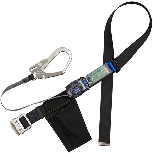 【メーカー在庫あり】 胴ベルト型墜落制止用器具(巻取タイプ)ロック機構なし リトラ 黒 LL 幅50MM×長さ1600MM 130KG対応型 TB-RN-590-BLK-LL(130KG)-JAN-BP JP店