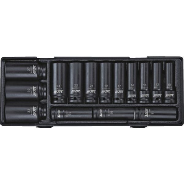 【メーカー在庫あり】 JTC JTC 12.7mm 12PCS ディープインパクトソケットセット JTCK4121 JP店