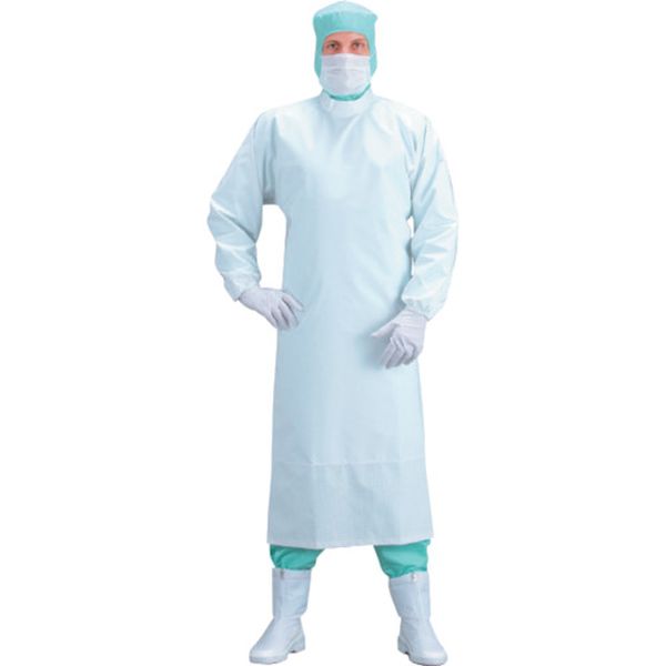 【製造会社店卸し資産あり】 N207FYAM  (株)MCC MAX CLEAN 耐薬品性カッポウ衣 M大きさ N207FY/A JP店