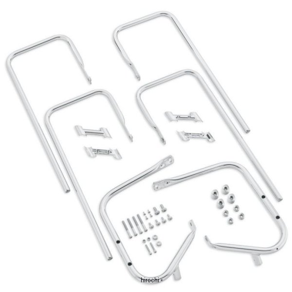 ハーレー純正 ツインレール・クロームサドルバッグガードキット 09年-13年 FLH 90892-09 JP店|株式会社ヒロチー商事 店