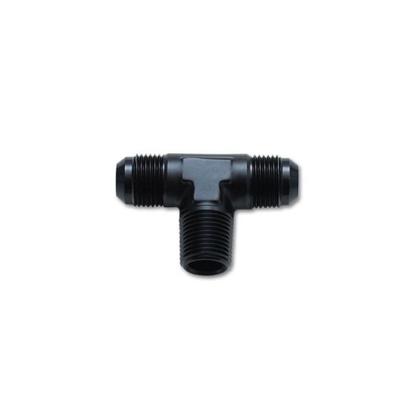 【USA在庫あり】 Vibrant -10AN x 1/2in NPT Flare to Pipe Tee アダプター フィッティング アルミニウム vib10464 JP店