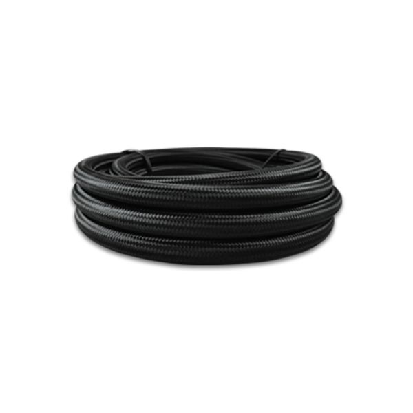【USA在庫あり】 Vibrant -16 AN ブラック ナイロン Braided Flex ホース (5フィートロール) vib11993 JP店