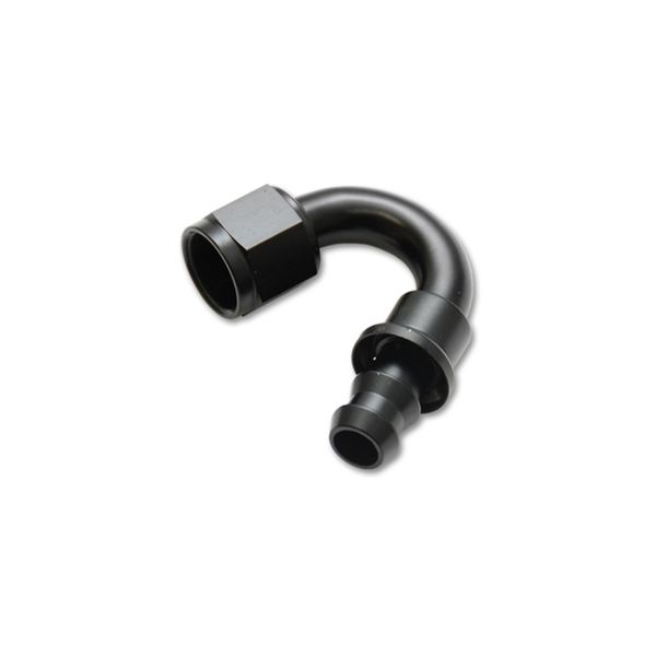 【USA在庫あり】 Vibrant -8AN Push-On 150 Deg ホースエンド フィッティング アルミニウム vib22508 JP店