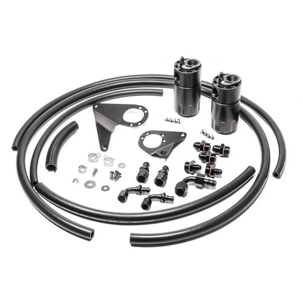 【USA在庫あり】 Radium Engineering Dual Catch Can キット 08年-16年 ミツビシ Evo Fluid Lock rad20-1107-FL JP店