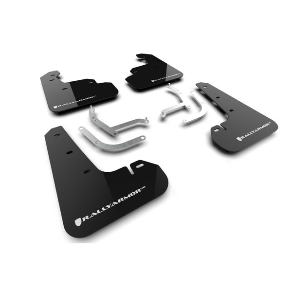 【USA在庫あり】 Rally Armor 2024 スバル Impreza ブラック UR Mud Flap w/ White Logo ralMF105-UR-BLK-WH JP店