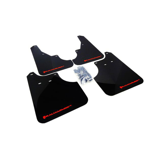 【USA在庫あり】 Rally Armor 09年-13年 スバル Forester ブラック UR Mud Flap w/ レッド Logo ralMF11-UR-BLK/RD JP店