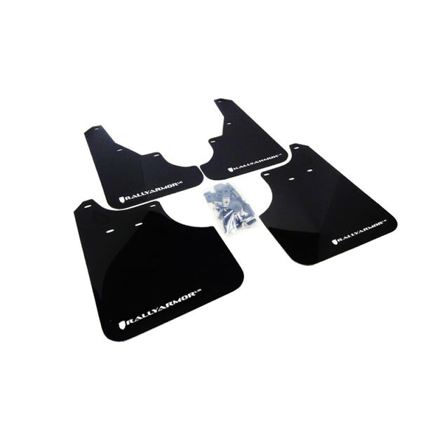 【USA在庫あり】 Rally Armor 09年-13年 スバル Forester ブラック UR Mud Flap w/ White Logo ralMF11-UR-BLK/WH JP店