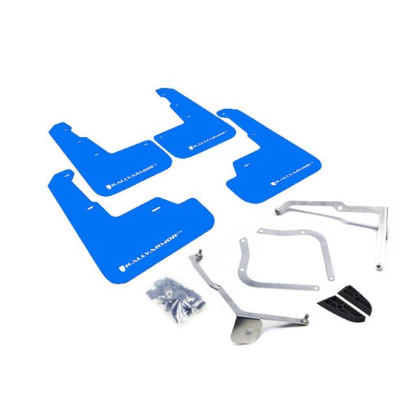 【USA在庫あり】 Rally Armor 15年-21年 スバル WRX/STI (Sedan ONLY) ブルー UR Mud Flap w/ White Logo ralMF32-UR-BL/WH JP店