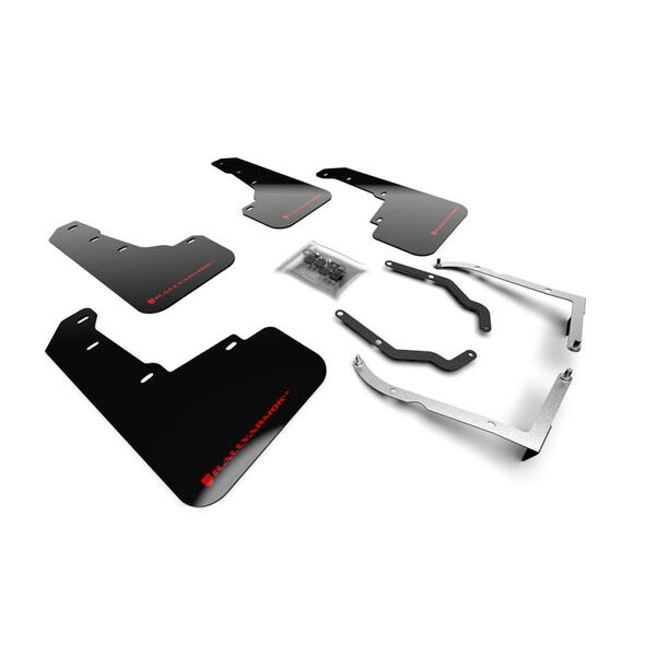 【USA在庫あり】 Rally Armor 18年-22年 スバル Crosstrek リフト/AT ブラック UR Mud Flap w/ レッド Logo ralMF46-LTUR-BLK/RD JP店
