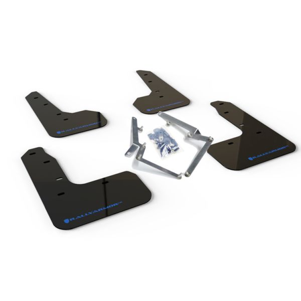 【USA在庫あり】 Rally Armor 17年-21年 ホンダ シビック Sport & Touring (Hatch) ブラック UR Mud Flap w/ ブルー Logo ralMF51-UR-BLK/BL JP店