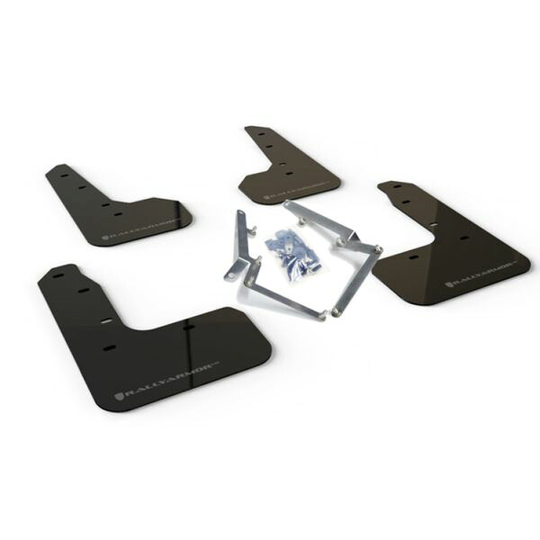 【USA在庫あり】 Rally Armor 17年-21年 ホンダ シビック Sport & Touring (Hatch) ブラック UR Mud Flap w/ Dark Grey Logo ralMF51-UR-BLK/DGRY JP店