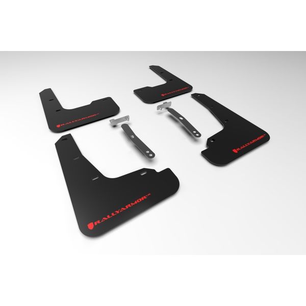 【USA在庫あり】 Rally Armor 21年-23年 Hyundai Elantra (Will Not Fit Elantra N/N Line) ブラック UR Mud Flap w/ レッド Logo ralMF69-UR-BLK-RD JP店