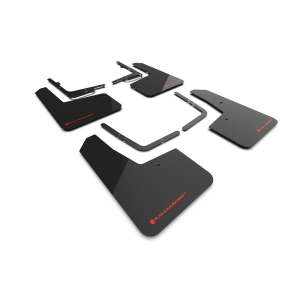 【USA在庫あり】 Rally Armor 21年-23年 フォード F-150 Raptor ブラック UR Mud Flap w/ レッド Logo ralMF73-UR-BLK-RD JP店
