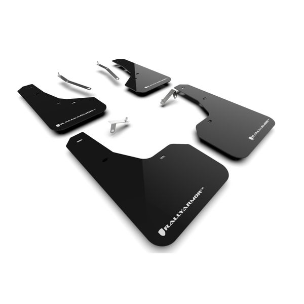 【USA在庫あり】 Rally Armor 2022 スバル Forester (Incl. Wilderness) ブラック UR Mud Flap w/ White Logo ralMF82-UR-BLK/WH JP店