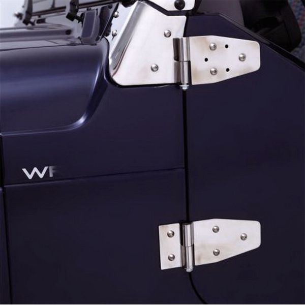 【USA在庫あり】 Rampage 87年-95年 Jeep ラングラー(YJ) Door Hinges - Stainless ram7441 JP店